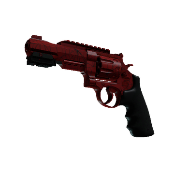 R8 Revolver Crimson Web